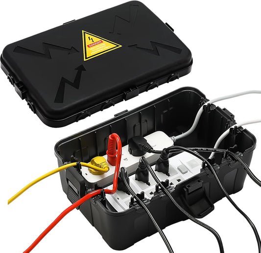 Large Outdoor Electrical Box | IP54 Waterproof Cord Cover
