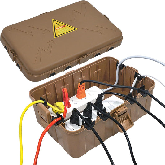 Large Outdoor Electrical Box | IP54 Waterproof Cord Cover