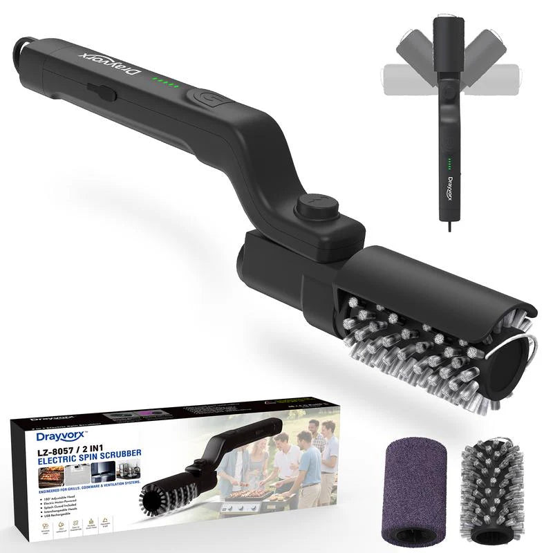 Rechargeable Electric BBQ Grill Cleaning Brush